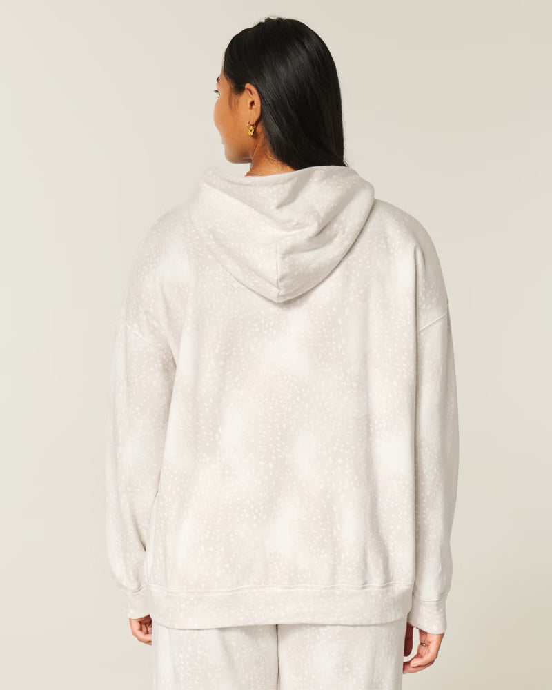 Hollister Oversized fawn-print set