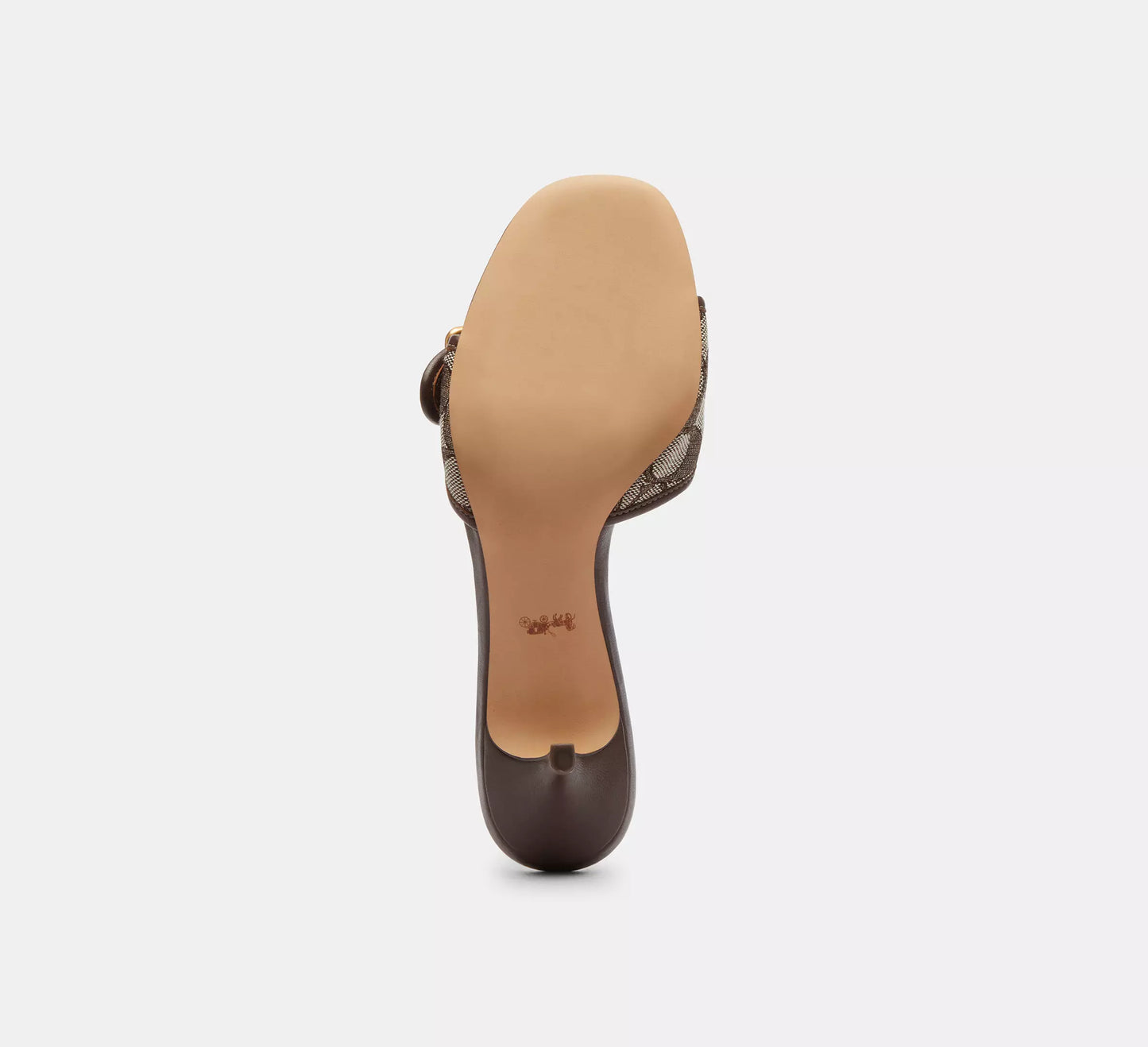 Coach Margot Sandal In Signature Jacquard