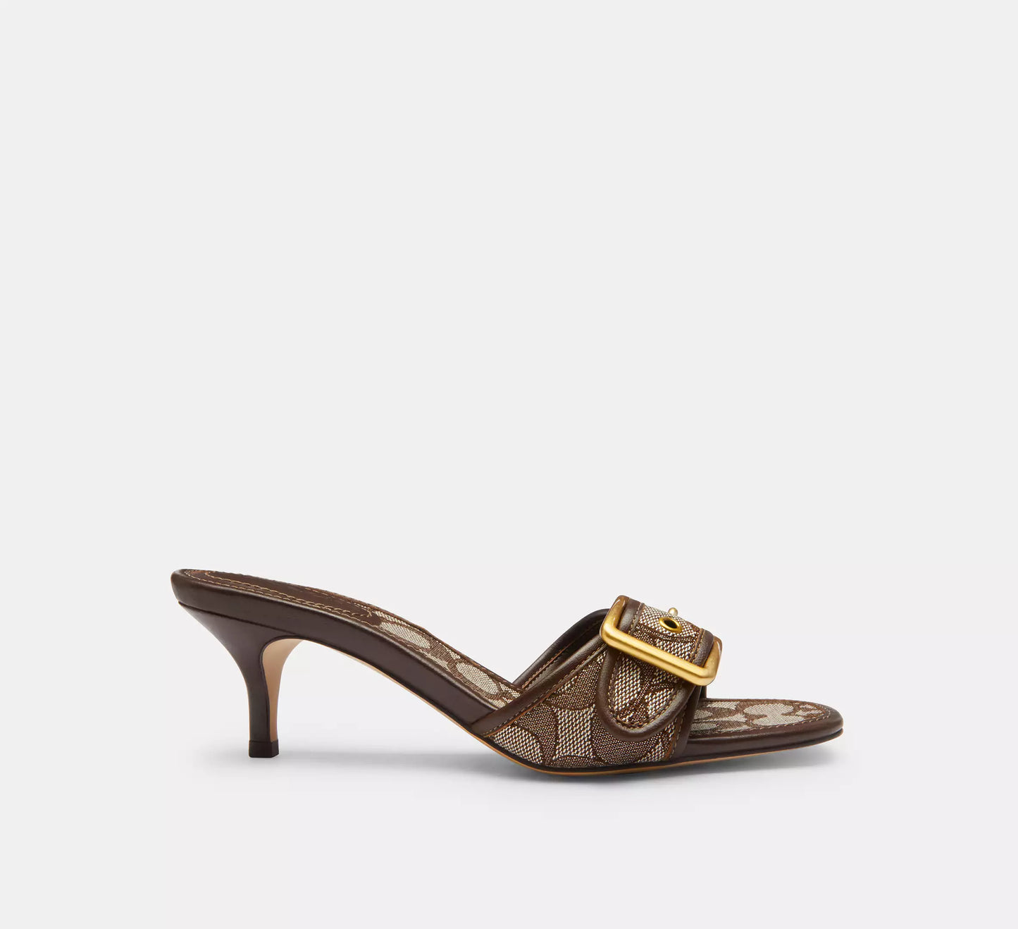 Coach Margot Sandal In Signature Jacquard