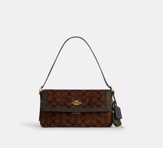 Coach Etta Chenille Shoulder Bag