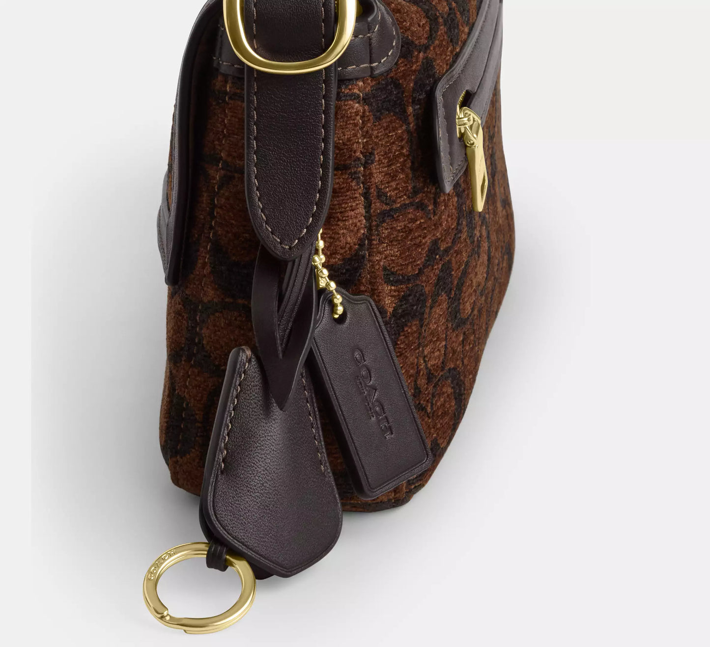 Coach Etta Chenille Shoulder Bag