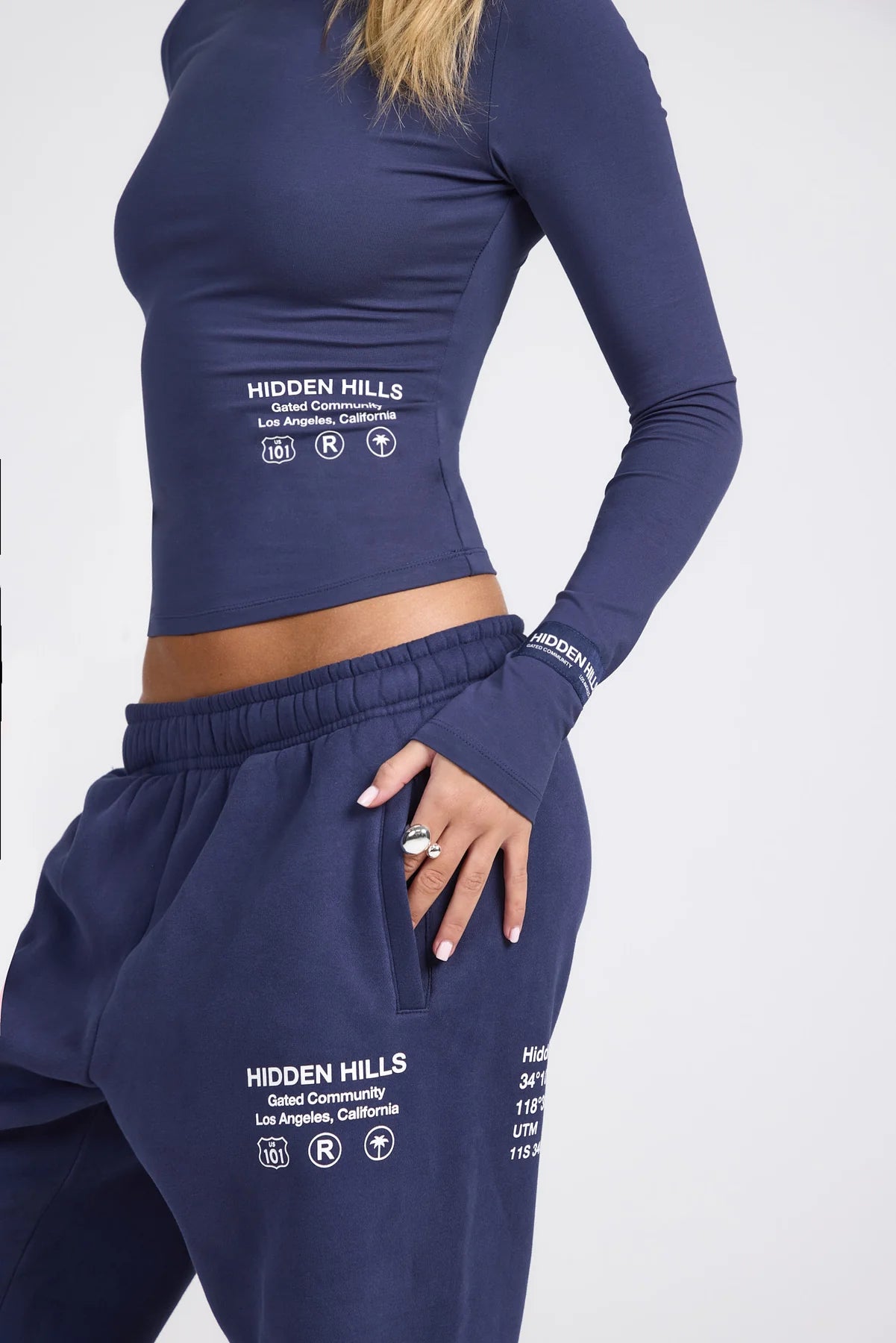 Hidden Hills Label Longsleeve Top Future Desk